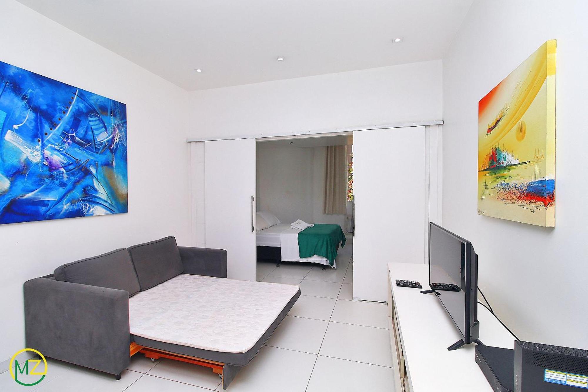Studio Com Vista Lateral Para O Mar Em Copacabana Рио-де-Жанейро Экстерьер фото